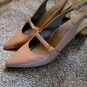 Anyi Lu  leather wedge